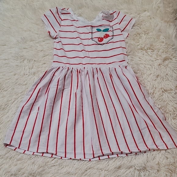 Other - Joe Fresh,Striped Red and White Dress, Size 5, Cotton,